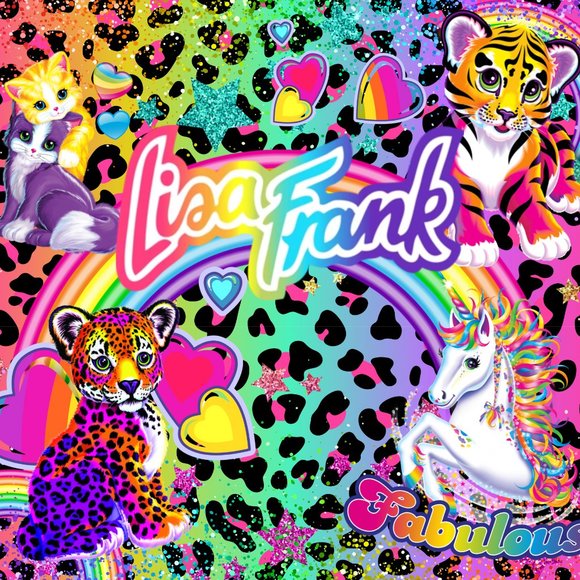 20 oz 90's Lisa Frank Inspired Tumbler - Picture 3 of 3